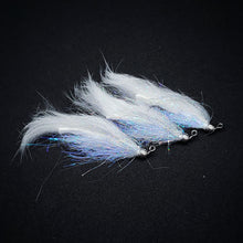 Load image into Gallery viewer, White Ice Perch Fly Pattern by Trout Trap Flies