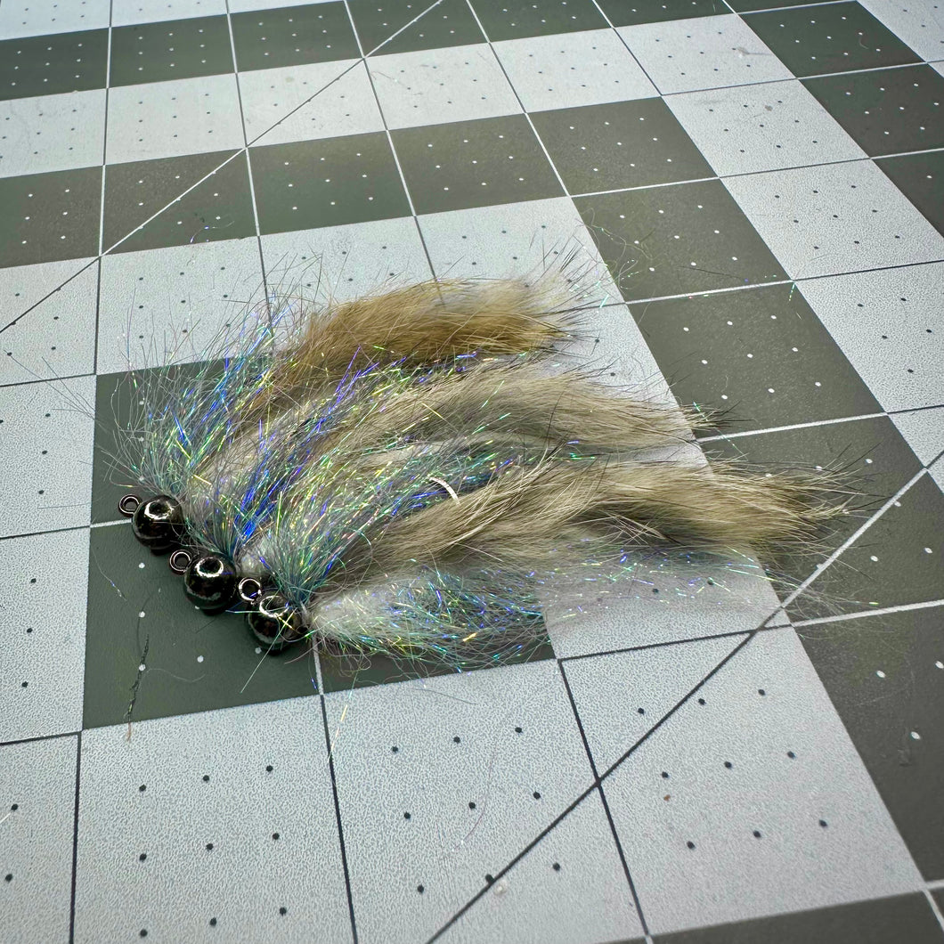 Extra Heavy Grizzly Ice Perch Fly Pattern by Trout Trap Flies