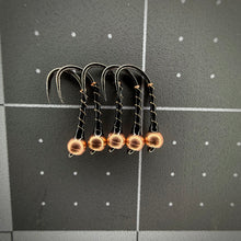 Load image into Gallery viewer, Limited Edition Black/Copper Lahontan Midge- 5 Pack