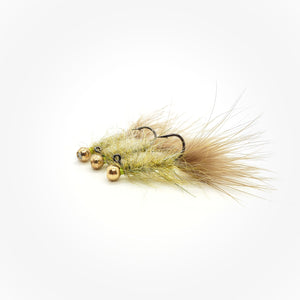 Damsel Tungsten Balanced Leech Flies - 3 Pack