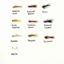 Load image into Gallery viewer, Trout Trap Flies Tungsten Balanced Leech Colors