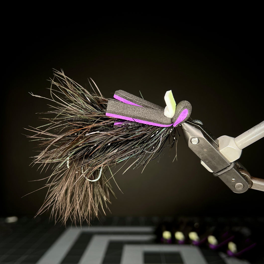 Mouse fly pattern for trophy trout - Ninja Mouse Trout Trap Flies by Kyle Glass